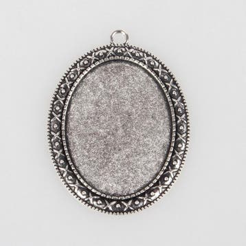 Houder U: Prachtige Cabochon houder. Binnenzijde: 30mm x..., Ophalen of Verzenden, Nieuw, Overige typen