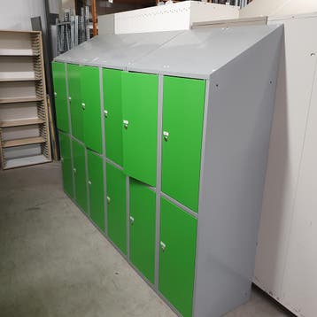 12-deurs Olssen kledinglocker EXTRA GROTE DEUREN - 176x240x5, Ophalen of Verzenden, Nieuw