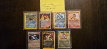 Pokémon - 7 Card - Nidoking, Typhlosion, Tyranitar,, Nieuw