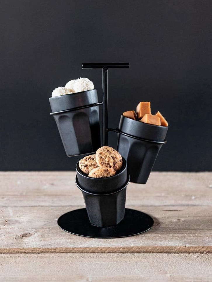 Gusta Mokkenrek Metaal, Huis en Inrichting, Keuken | Keukenbenodigdheden, Zo goed als nieuw, Ophalen of Verzenden