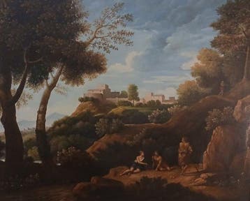 Dutch school (XIX) After Jan Frans van Bloemen - Campagna