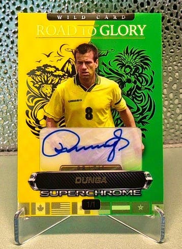 Wild Card 1/1 auto Dunga - 1 Card - Excellent (EX), Nieuw