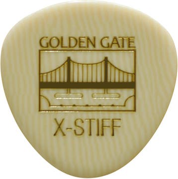 Golden Gate Ivoroid Semi rond plectrum X-Stiff 1.5mm 12-pack, Verzenden, Nieuw, Mandoline