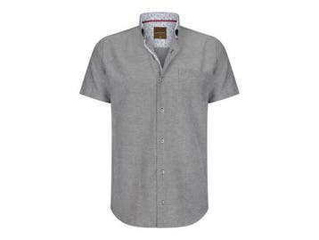 Veiling - Cappuccino Italia Heren Overhemd Korte Mouw Antrac, Kleding | Heren, Nieuw