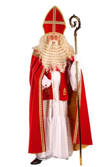 Complete Sinterklaas Set – Mantel, Stola, Mijter en albe, Diversen, Ophalen of Verzenden, Nieuw