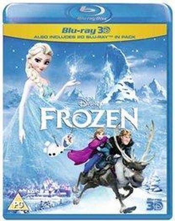 Disney Frozen import 3D en 2D (blu-ray tweedehands film), Ophalen of Verzenden, Zo goed als nieuw