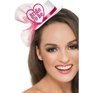 Bride to Be hoedje vrijgezellenfeest - Vrijgezellenfeest, Ophalen of Verzenden, Nieuw
