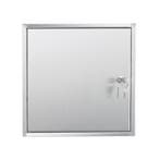 Basic brievenbusdeurtje 27x27 cm inbouw - RVS, Tuin en Terras, Brievenbussen, Verzenden, Nieuw