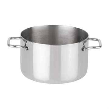 Mini braadpan van RVS | 675ml | 120(Ø)x60(H)cm, Verzenden
