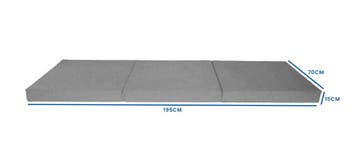Opvouwbaar matras 15cm dik | Comfort | OP=OP, Huis en Inrichting, Slaapkamer | Matrassen en Bedbodems, Nieuw, Matras, Eenpersoons