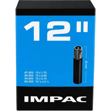 Impac Binnenband 12x1.75/2.35 - Schrader ventiel 35mm - D..., Fietsen en Brommers, Ophalen of Verzenden, Nieuw, Band