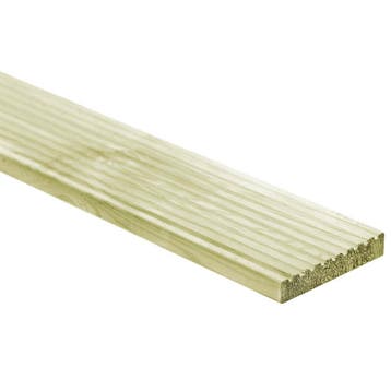 vidaXL Terrasplank 8 st Groen geïmpregneerd 1,16 m², Tuin en Terras, Terrasdelen en Vlonders, Verzenden, Nieuw