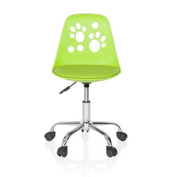 Bureaustoel | Kinderen | Kunstleder | Groen | Fancy I, Verzenden, Nieuw