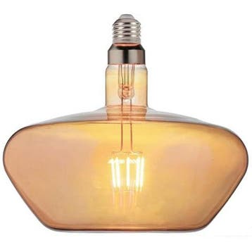 LED Lamp - Design - Gonza - E27 Fitting - Amber - 8W, Ophalen of Verzenden, Nieuw, E27 (groot), Led-lamp