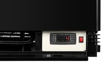 Bartscher Mini-koelvitrine 78L | Zwart | 3 roosters | LED-ve, Ophalen of Verzenden, Nieuw