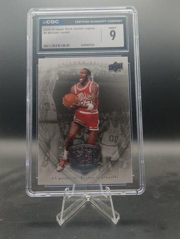 Upper Deck 2009-10 Michael Jordan #5 - CGC 9 Graded card, Nieuw