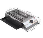 Elektrische BBQ 2.5KW RVS Tafelgrill Instelbaar Outdoor, Verzenden, Nieuw