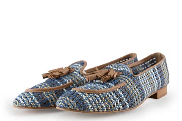 Jhay Loafers in maat 41 Blauw, Jhay, Overige typen, Zo goed als nieuw, Verzenden