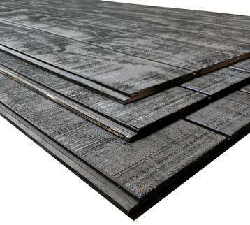 Channelply Rabat Plaat Zwart Gespoten 2440x1220mm - Brede, Doe-het-zelf en Verbouw, Hout en Planken, Ophalen of Verzenden, Nieuw