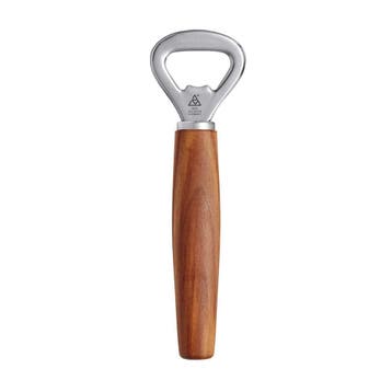 Triangle Sense Flesopener – 15 cm – RVS met Pruimenhoute, Huis en Inrichting, Ophalen of Verzenden, Nieuw