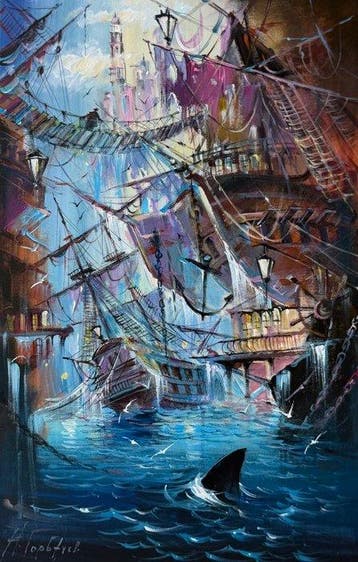 Gorbachev Nikolay (1952) - Cathedral of Lost Ships