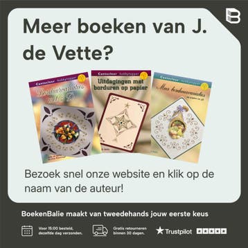 Er op uit met borduren op papier - J. de Vette 9789051218886, Verzenden, Gelezen, J. de Vette