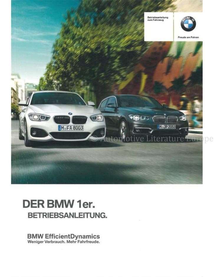 2015 BMW 1 SERIE INSTRUCTIEBOEKJE DUITS, Auto diversen, Handleidingen en Instructieboekjes