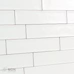 Handvorm tegels 7,5x30 cm mat wit, Verzenden, Nieuw