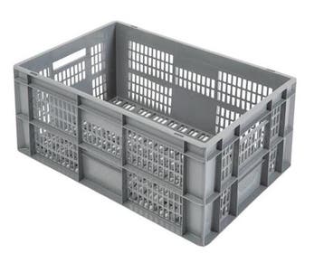 Schokbestendige Transportkratten | 600x400x290MM | Geperf..., Verzenden, Nieuw in verpakking