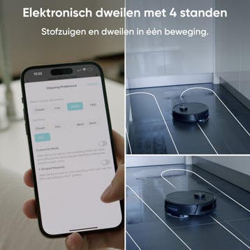 Airson X2 Ultra Clean Robotstofzuiger met Dweilfunctie -, Ophalen of Verzenden, Zo goed als nieuw
