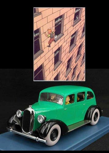 Tintin - Album : Tintin en Amérique - La Voiture des, Nieuw