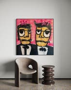 Timo Wedell - Basquiats Smokers Lounge - XL, Antiek en Kunst