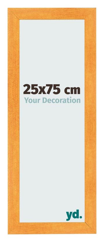 Fotolijst 25x75 cm - Oranje - MDF - Pisa, Verzenden, Nieuw