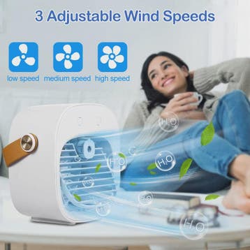 Draagbare Mini Airconditioner met Oplaadbare Batterij - Draa, Auto-onderdelen, Verzenden, Nieuw