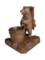 Asbak - Hout - Black Forest Bear, Antiek en Kunst