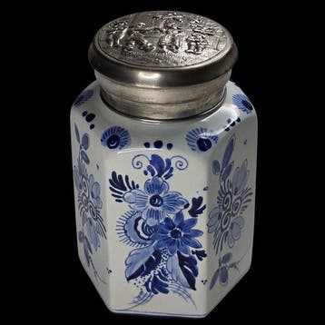 Plateelbakkerij Schoonhoven - Pot - Zilver, Keramiek, Antiek en Kunst