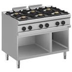 Diverso By Diamond Horeca Fornuis | Gas | 6 Branders | Waakv, Ophalen of Verzenden, Nieuw in verpakking