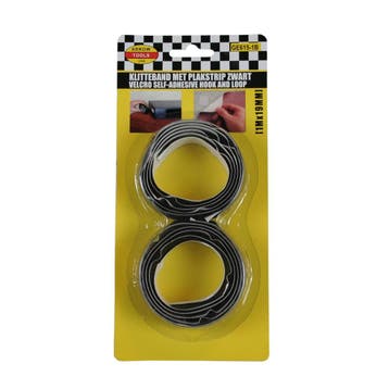 Benson Zelfklevend klittenband - zwart - 19 mm breed - 2..., Ophalen of Verzenden, Nieuw