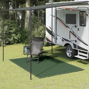 vidaXL Tenttapijt 250x200 cm HDPE groen, Caravans en Kamperen, Verzenden, Nieuw