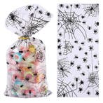 Fako Bijoux - Uitdeelzakjes Halloween Spinnen -12.5x27.5cm -, Verzenden, Nieuw