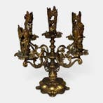 Kandelaber Luigi XV - goudverguld brons - Rococo-kandelaar