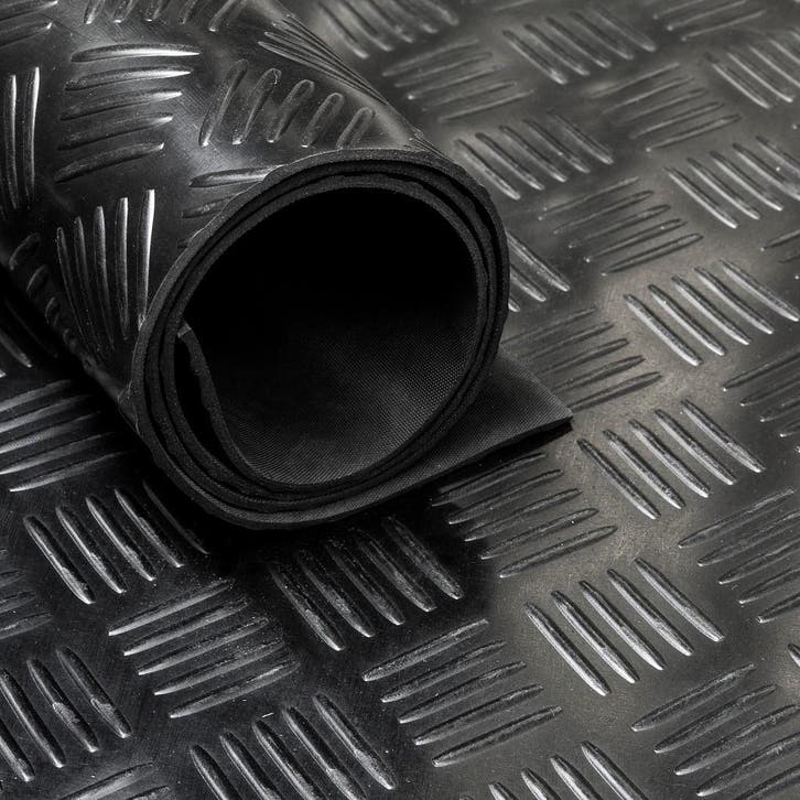 Rubber loper / rubbermat op rol Traanplaat 3mm - Breedte 150, Doe-het-zelf en Verbouw, Overige Doe-het-zelf en Verbouw, Verzenden