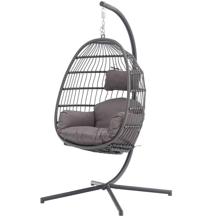 Verona hangstoel aluminium met standaard, Tuin en Terras, Tuinstoelen, Nieuw, Aluminium, Ophalen of Verzenden