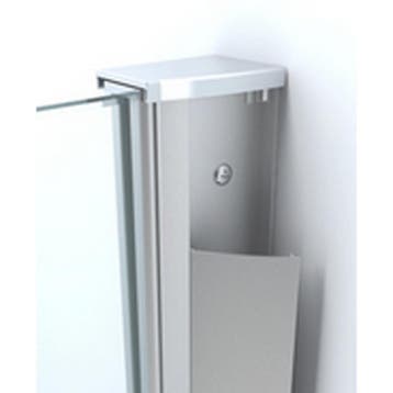 Wiesbaden Comfort Zijwand met Muurprofiel - 400x2000x10mm -, Ophalen of Verzenden, Nieuw, Glas