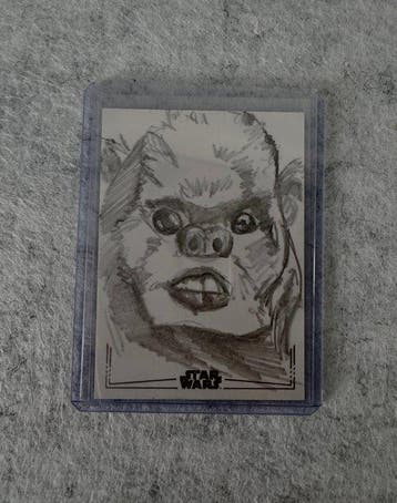 Topps - 1 Card - Star Wars Gesigneerde kaart, Insert card, Verzamelen, Nieuw