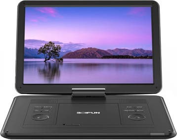 BOIFUN DVD-speler 15,6 Zwart | Tweedekansje | OP=OP, Audio, Tv en Foto, Dvd-spelers, Draagbaar, Nieuw, Ophalen of Verzenden, Overige merken
