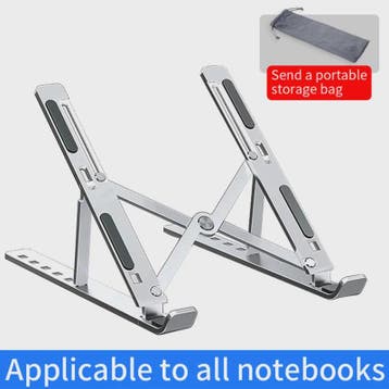 Verstelbare Aluminium Laptopstandaard - Opvouwbaar & Draagba, Verzenden, Nieuw