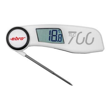 Thermometer digitaal met inklapbare RVS voeler -30t/m +220, Verzenden, Nieuw in verpakking