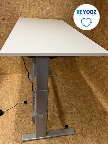 Luxe nieuw zit-sta bureau - zelf samenstellen, Nieuw in verpakking