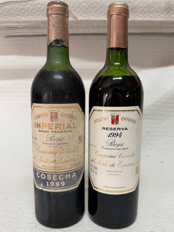 1989 & 1994 C.V.N.E. Imperial - Rioja Gran Reserva, Reserva, Nieuw